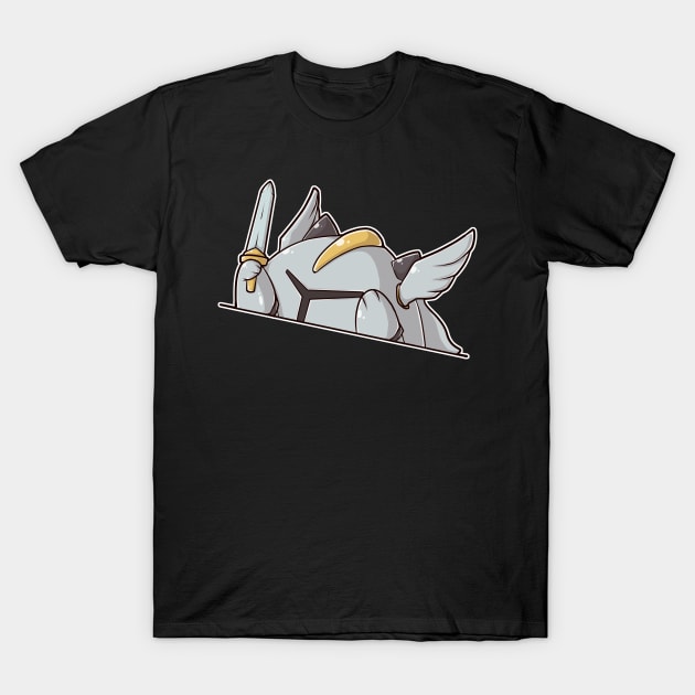 Cat Tabletop RPG Paladin T-Shirt by MimicGaming